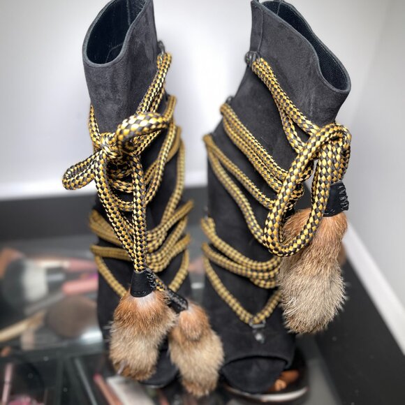 DSQUARED2 Riri Fur Booties - Picture 4 of 4